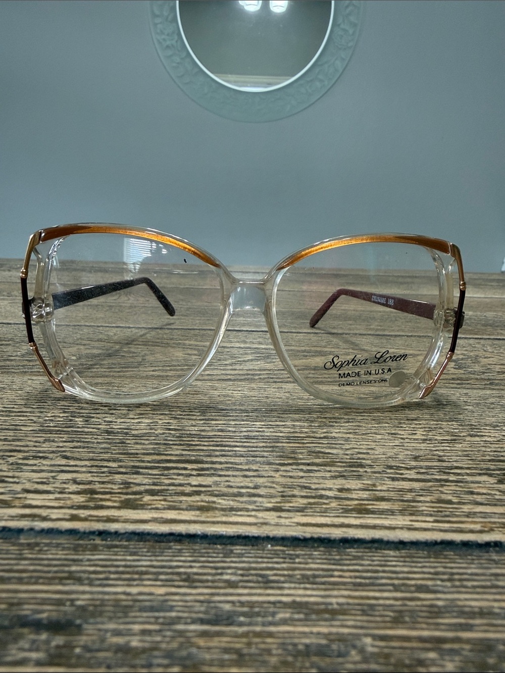 VTG Sophia 457 Loren Eyeglass Frames Zyloware Made in USA STUNNING! 1980’s